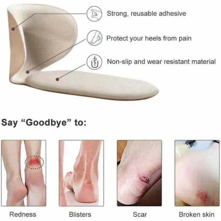 T shape high heel grip for foot support | Heel Cushion Pads