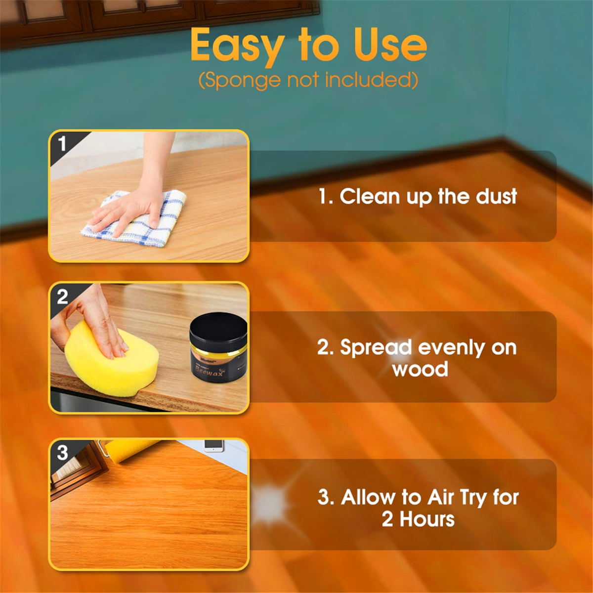 Liquid Wood Seasoning Beewax Polish - Complete Solution Furniture Care Polishing Beewax