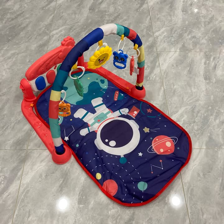 Kids Musical Piano Gym Mat With Music & Lights - (Imported) (random