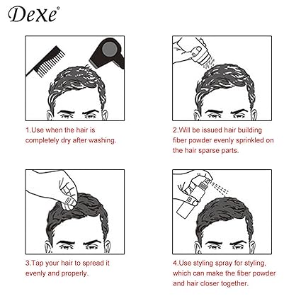 14 august deal pack of 2 - Black Hair Dexe Hair Building