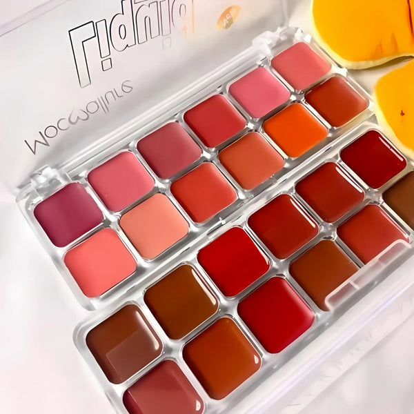 Violet Makup Lip Cream Pallete | Matte Color Lipstick Palette | Eyeshadow