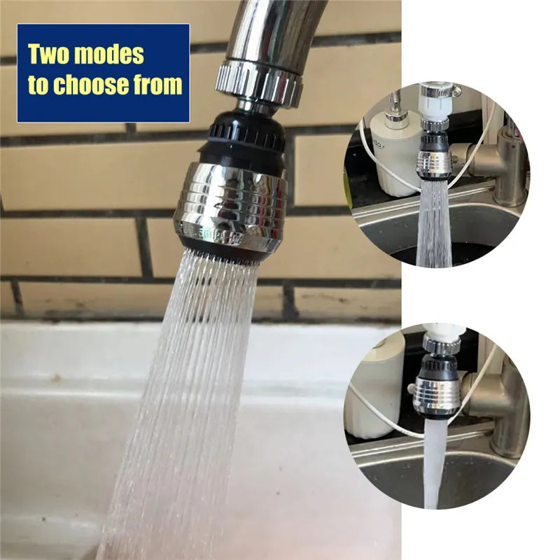Multifunctional 360° water Faucet Kitchen Sink Faucet Sprayer Water Saving Aerator
