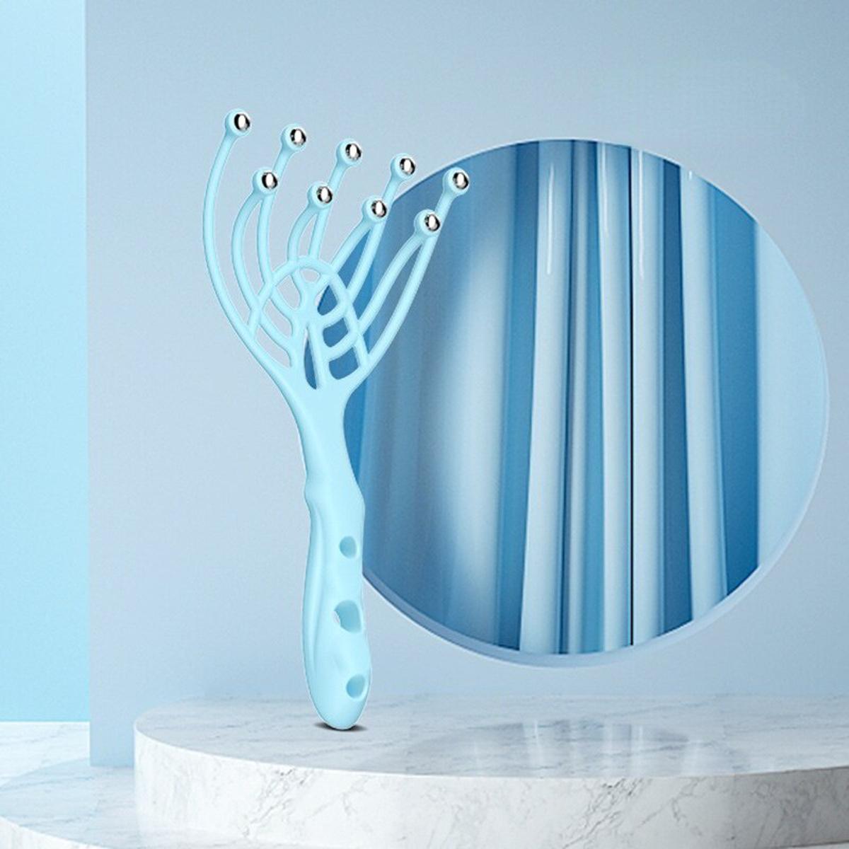 Head Massager Comb Exercise balls Roller Scalp Hand Held Scalp Reduce Stress