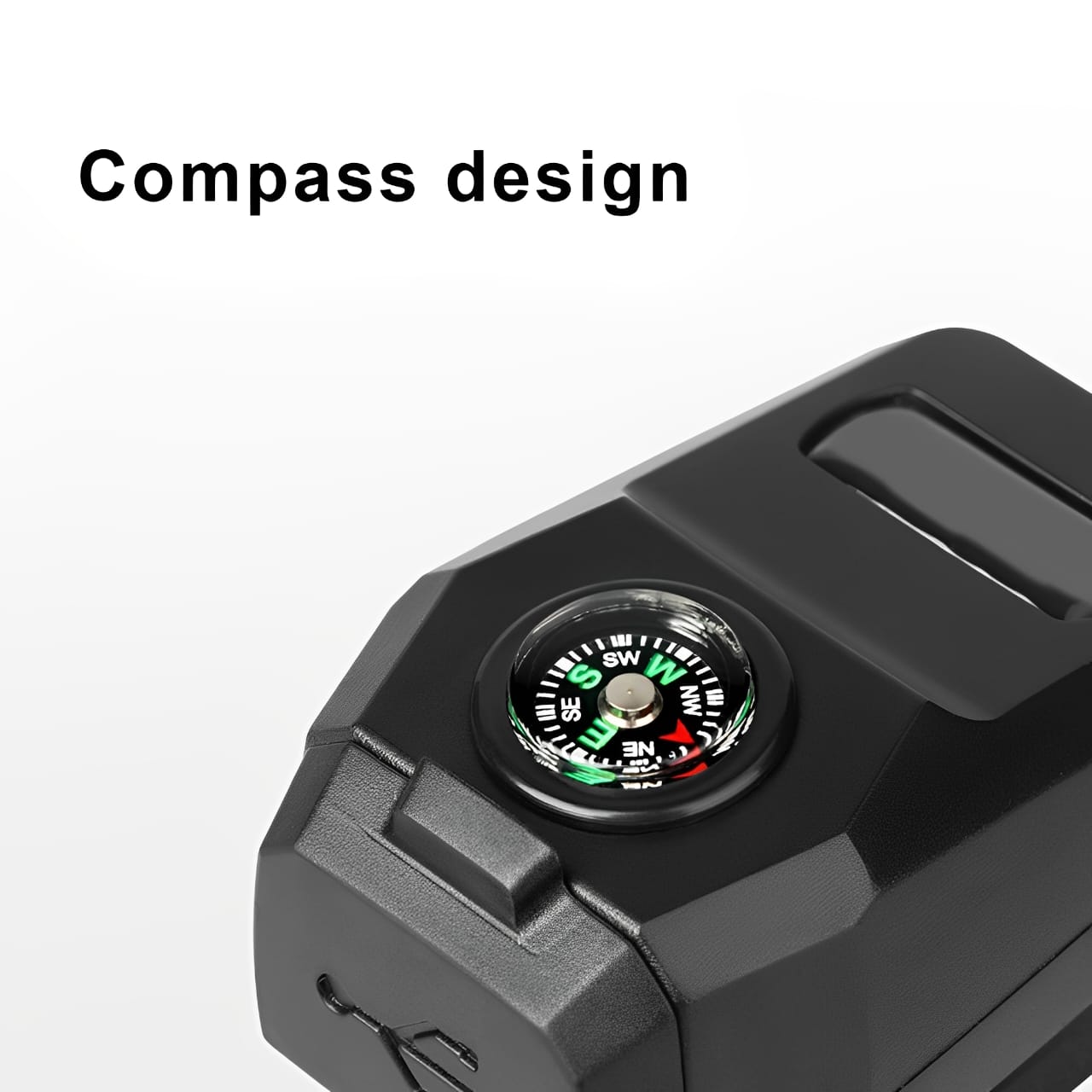 Motorcycle USB Charger with Compass Fast Charging, Waterproof, 36-105V Universal