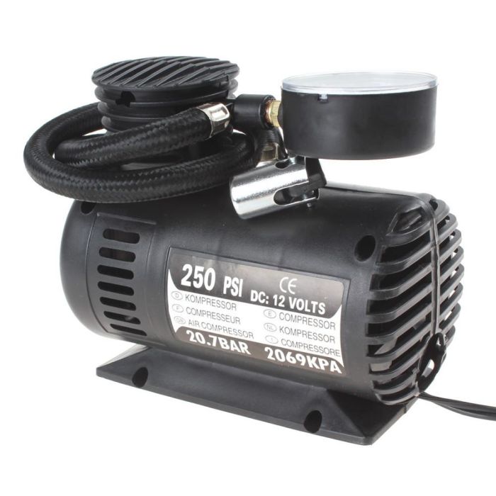 Mini 12V 300PSI Car Air Pump Tyre Compressor Portable Electric Car Air