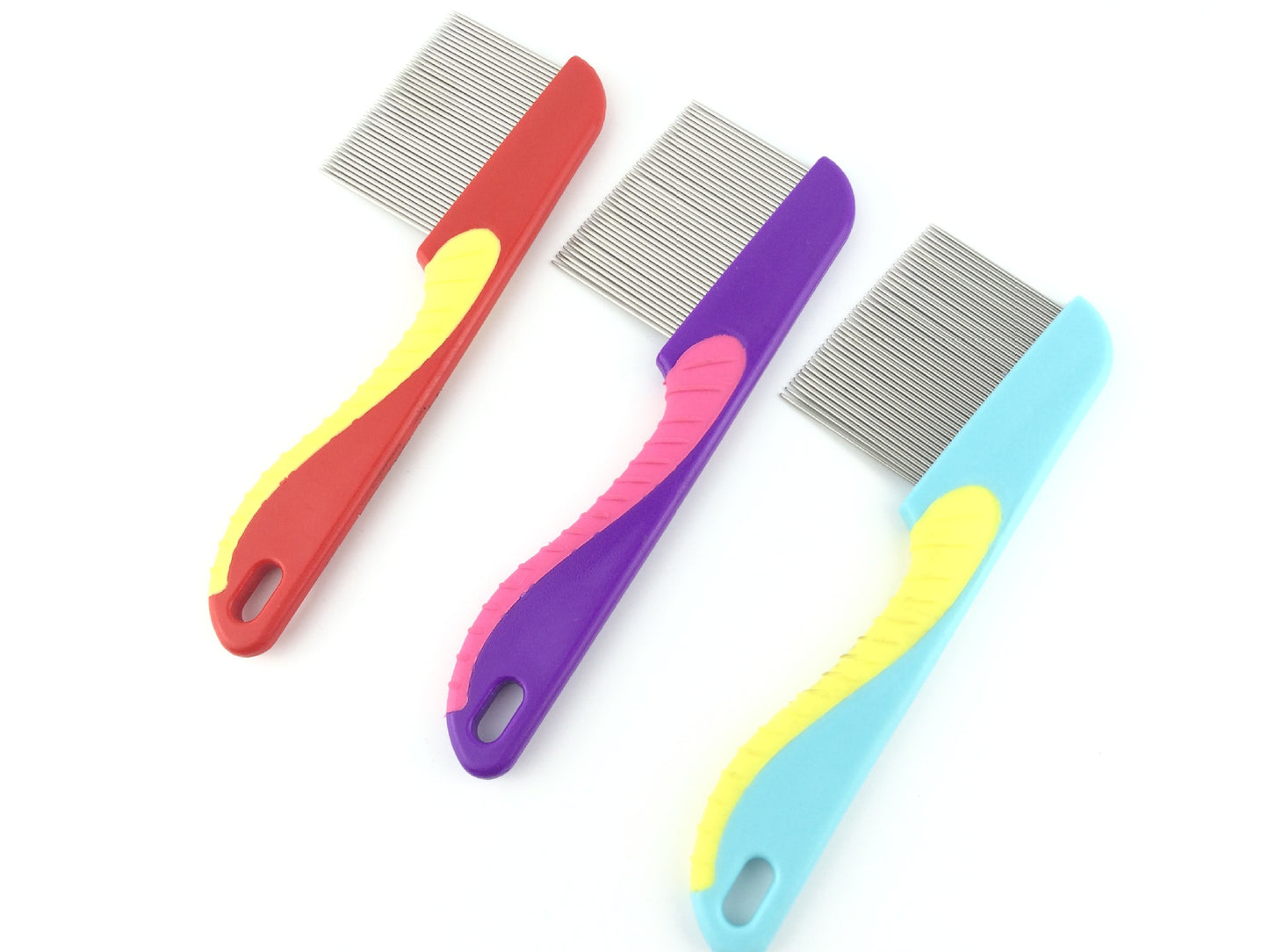 (pack of 3) Stainless Steel Hair Comb Professional Nit Head Hair Lice