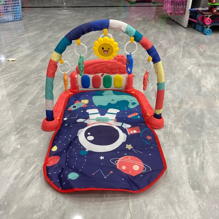 Kids Musical Piano Gym Mat With Music & Lights - (Imported) (random