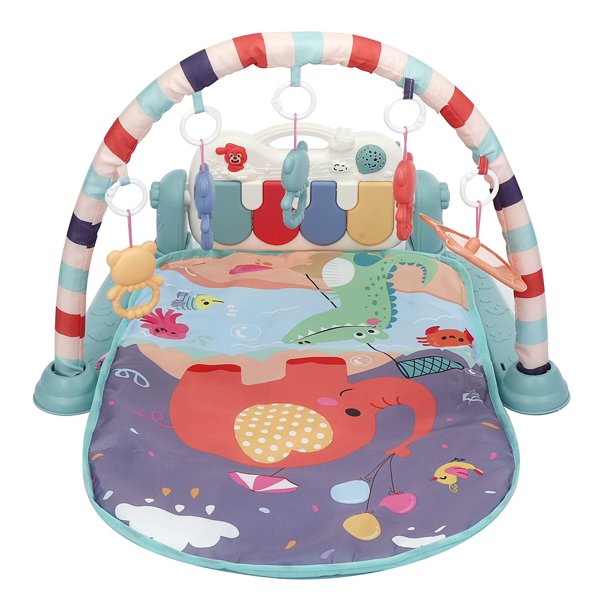 Kids Musical Piano Gym Mat With Music & Lights - (Imported) (random