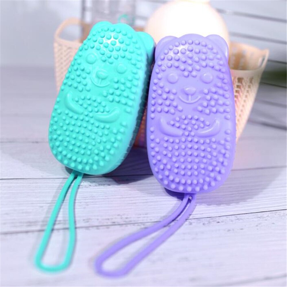 silicone soap bath massage / Bath Body Brush High Quality Silicon Bath
