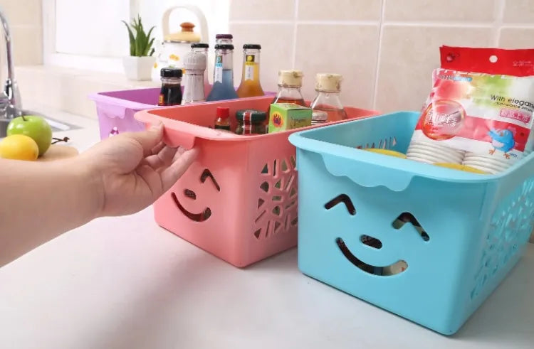 Smile basket Without cap pack off 3 | Storage Organizer Basket |