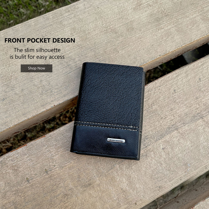 Mini Thin Tri Fold Amazing Quality Trifold Leather Wallet Wallet Premium and