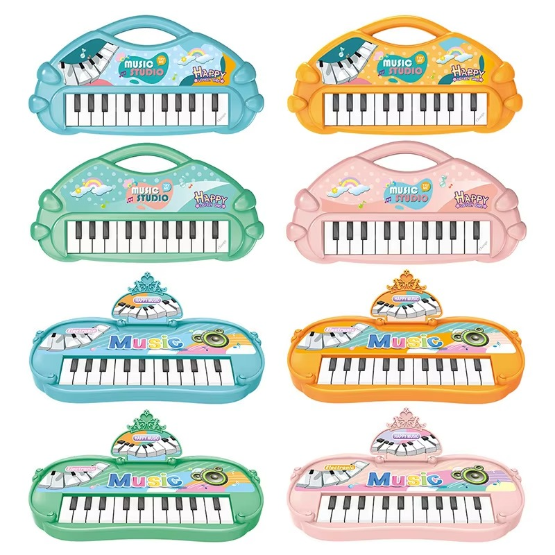 Stuffed Electronic Piano Keyboard Toys 13 Key Early Educational Instrument Electronic Organ