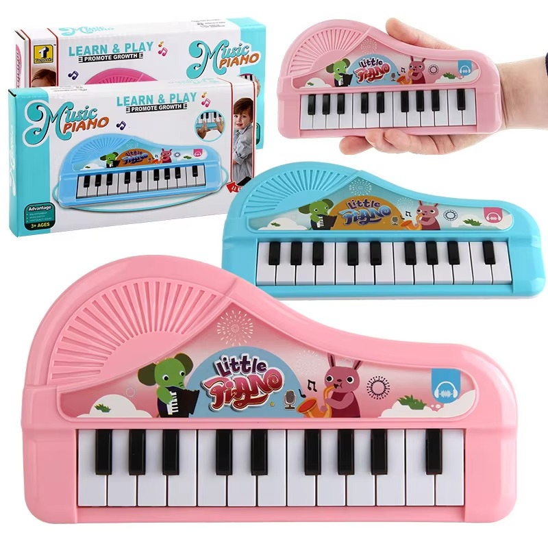 Stuffed Electronic Piano Keyboard Toys 13 Key Early Educational Instrument Electronic Organ