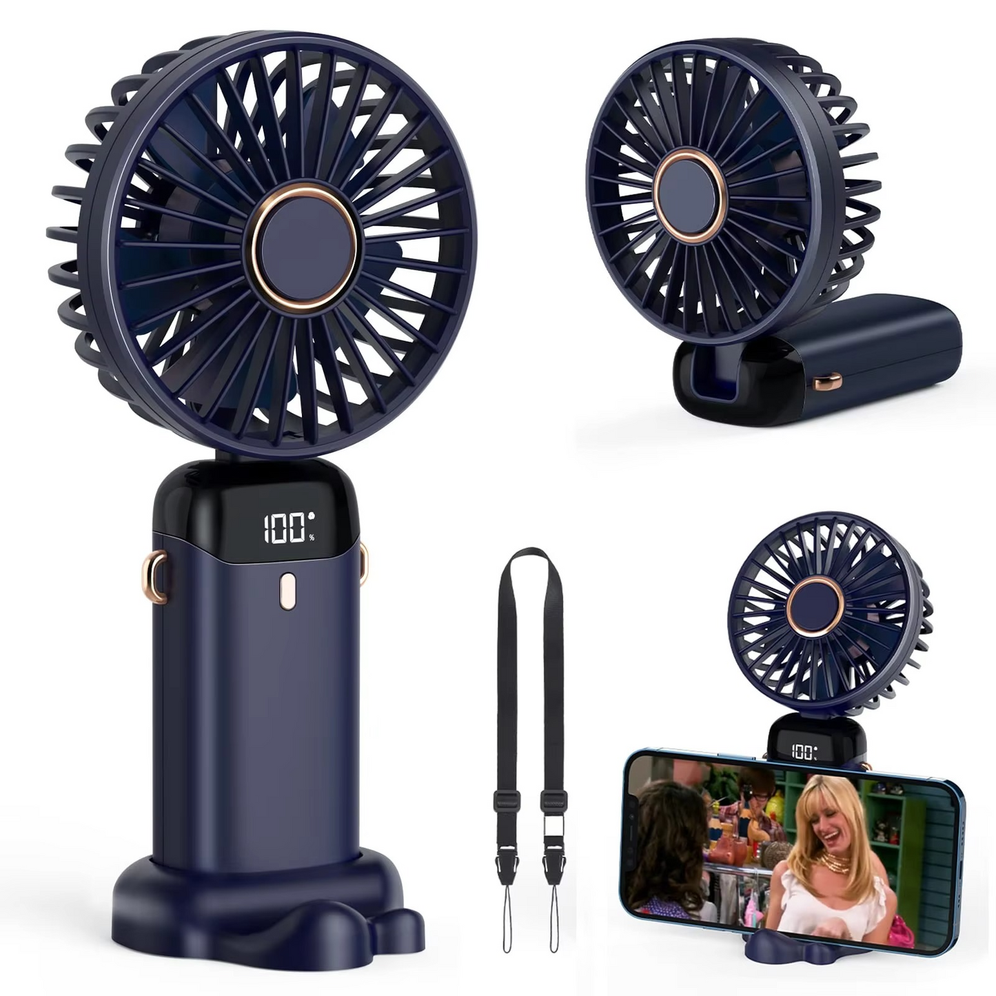 Mini Portable Handheld Fan | USB Rechargeable Fan
