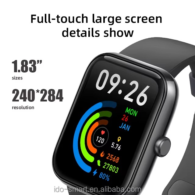 H20 Smartwatch Made in Dubai Waterproof Fitness Tracker with Heart Rate