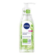 Nivea Naturally Good Micellar Face Wash 140ml Gentle & Organic Cleanser
