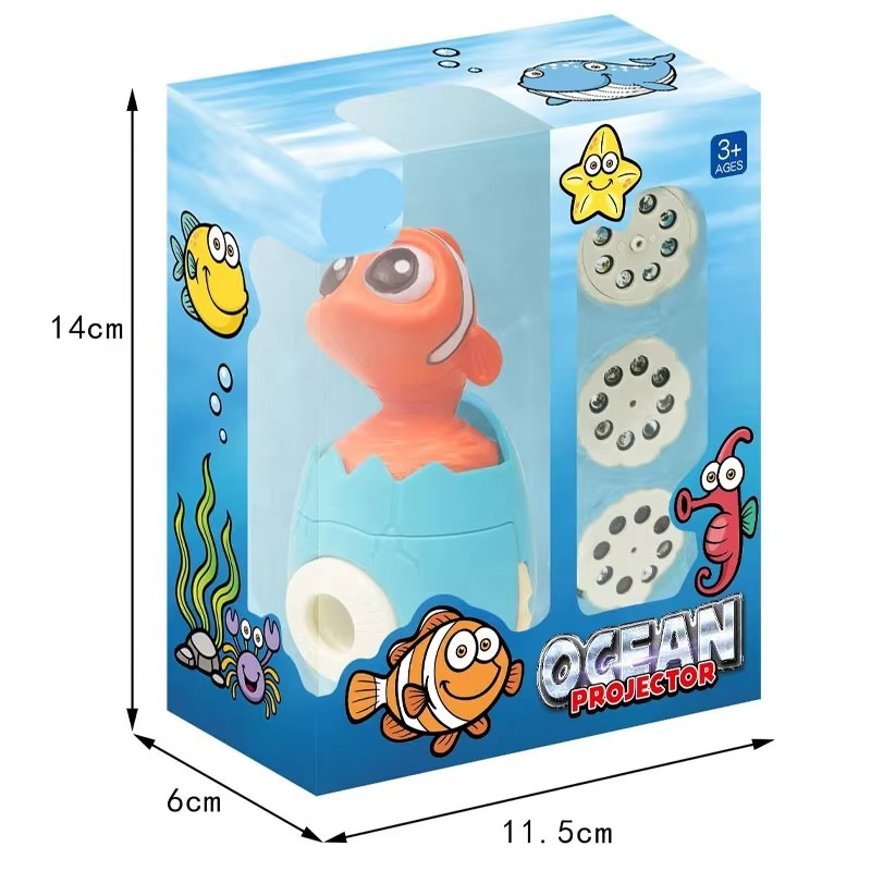 Factory Price Custom Ocean Animals Egg Machine Projector Toys Children Projection Toy