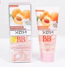 XQM BB Blemish Apricot Base Cream 6-in-1 Multifunction Cream, 65ml for