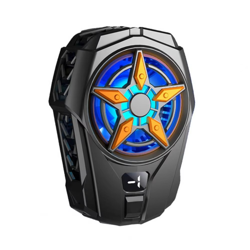 SL09 Practical Phone Cooler Fan, Easy To Carry, Smart Digital Display, Rear