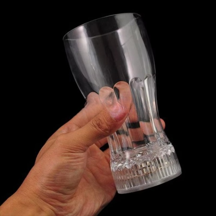 Plastic LED Flashing Cup LED Light up Beer Cup Water Hanging Glass