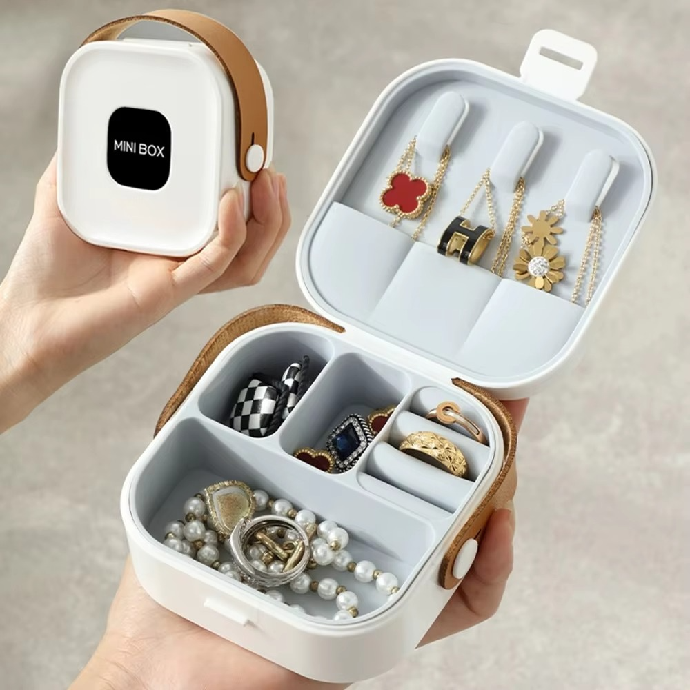 Jewelry Organizer Box | Portable Jewelry Storage Box | Sleek | Portable