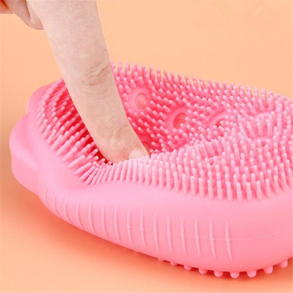 silicone soap bath massage / Bath Body Brush High Quality Silicon Bath