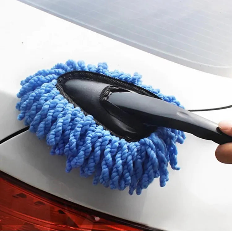 Car Wash Microfiber Cleaning Brush Car Collector Cleaning Dusts Mop Bristles Strong