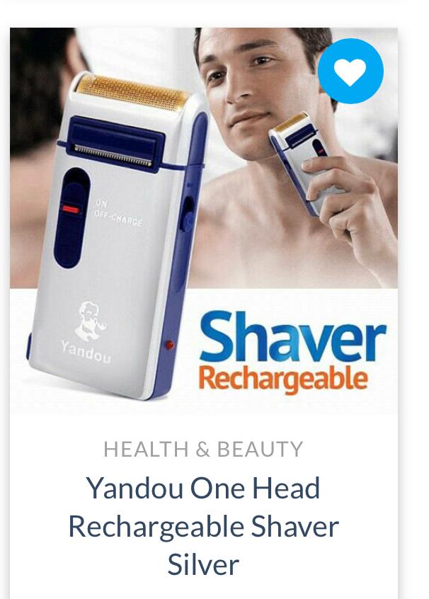 MEN CLEAN SHAVER MACHINE ELECTRIC SHAVER FOR MEN SILVER BLUE MEN CLEAN