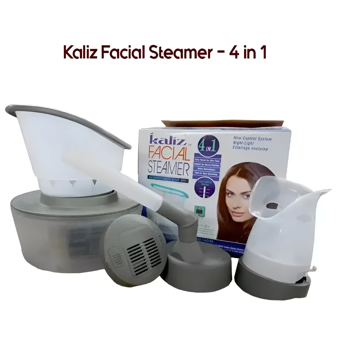 Kaliz Facial Steamer set 4 in 1 with Inhaler Humidifier Toner and