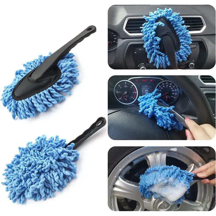 Car Wash Microfiber Cleaning Brush Car Collector Cleaning Dusts Mop Bristles Strong