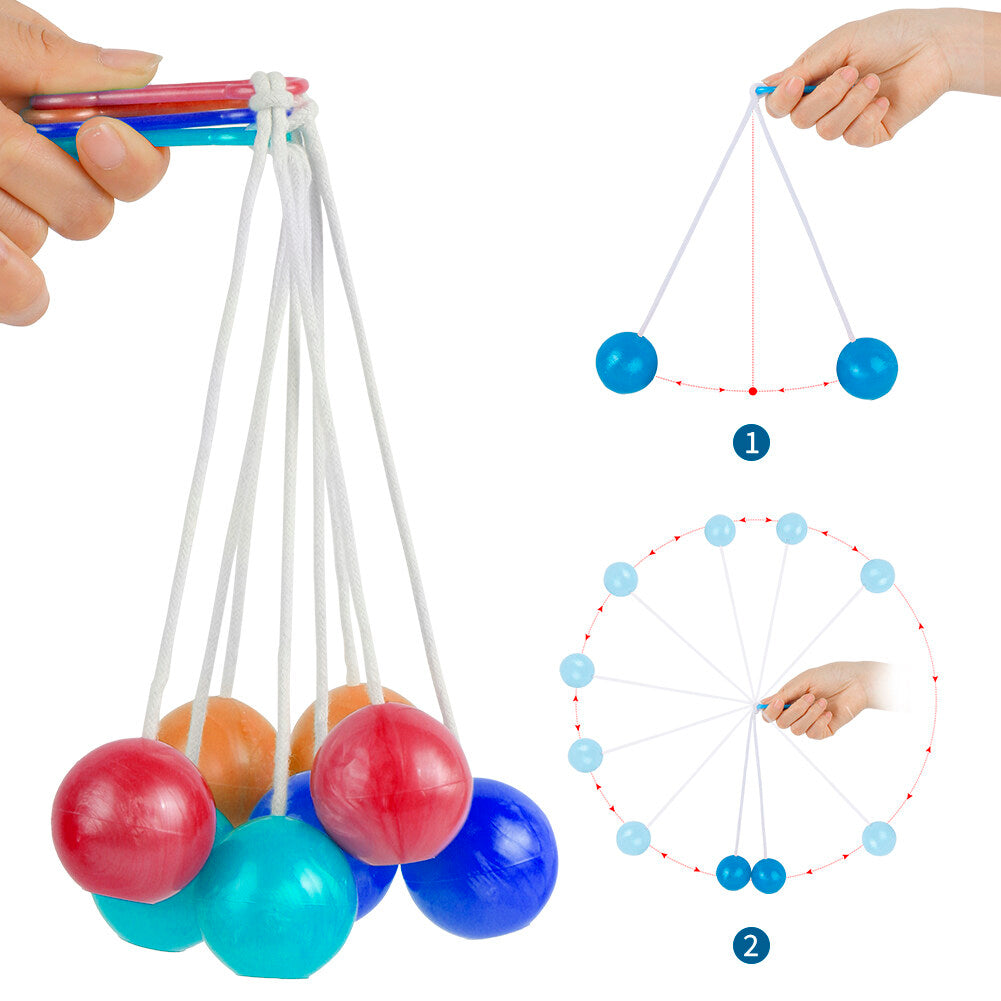 Lato Toy Tok Tok Old School Toy Click Clack Ball Bump Ball