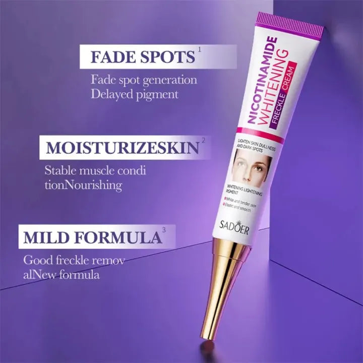 Nicotinamide Whitening Freckles Cream Remove Melasma Dark Spot Acne Marks Lightening Melanin