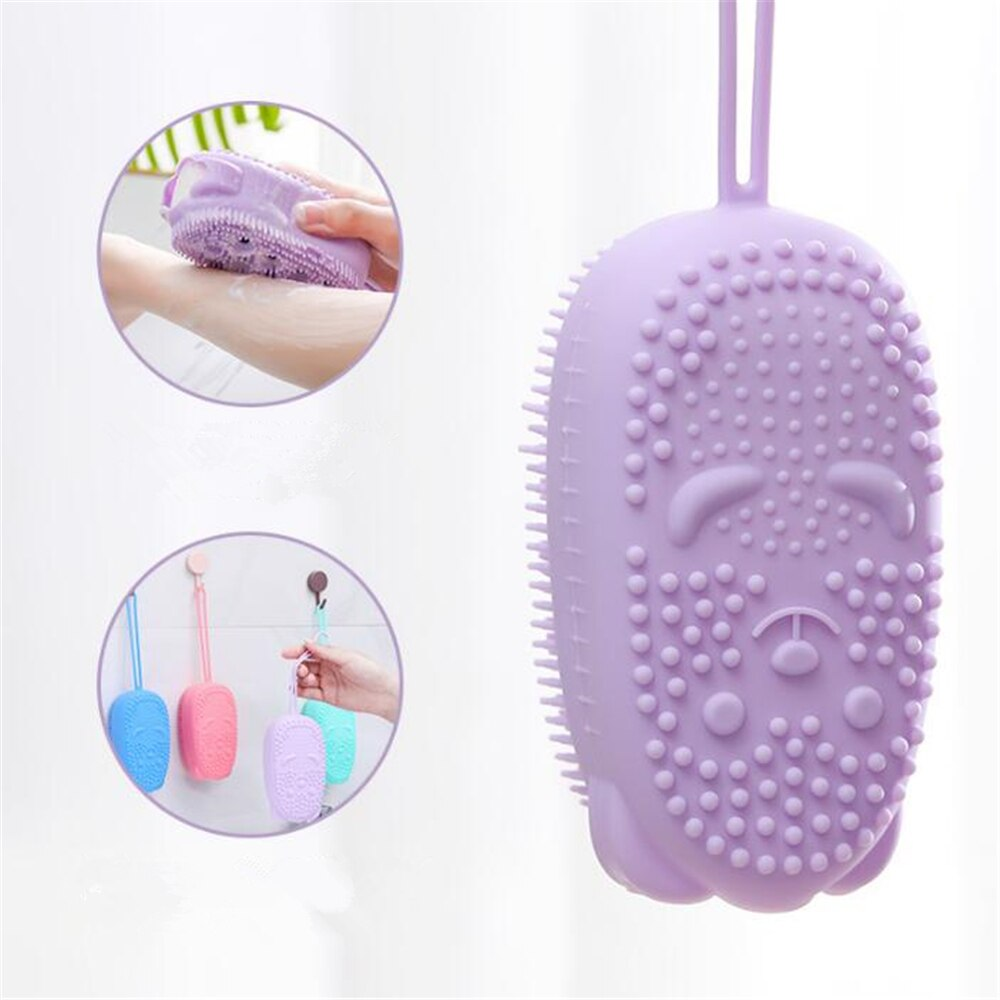 silicone soap bath massage / Bath Body Brush High Quality Silicon Bath