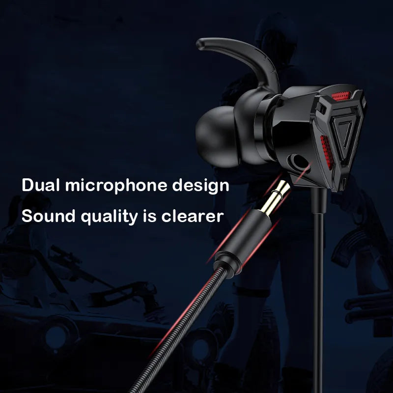 Ouve (3.5mm) Gaming Headset For Pubg Ps5 Csgo Games Wired Earphone