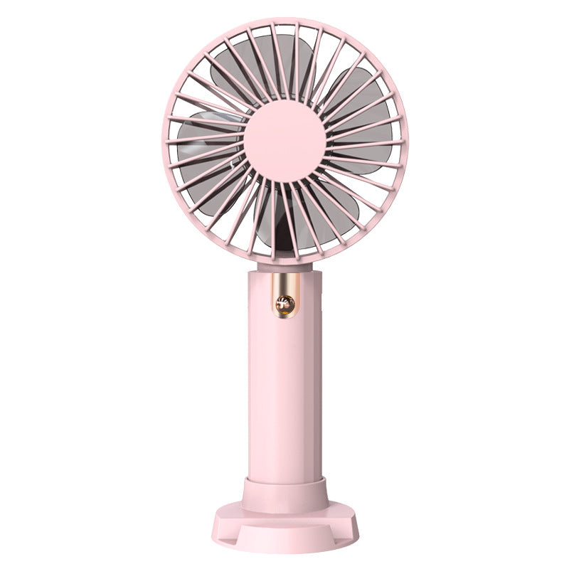 Mini Portable Electric Fan for Students, Dorm Room USB Rechargeable, Quiet