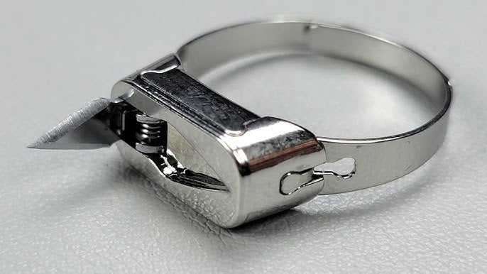 Adjustable Self Defense Ring - Self Defense Ring Knife - Hidden Blade