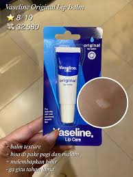 Vaseline Lip Balm 10g Moisturizing Care for Soft, Smooth Lips