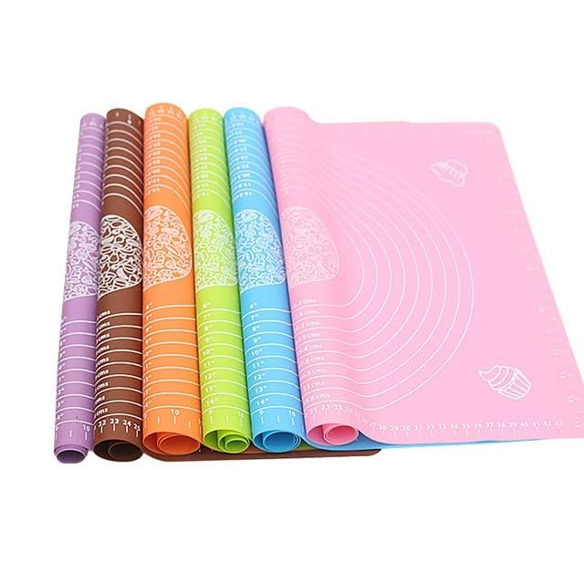 Non-Stick Silicone Baking roti Mat large size With Measurements Heat Resistant Cookie