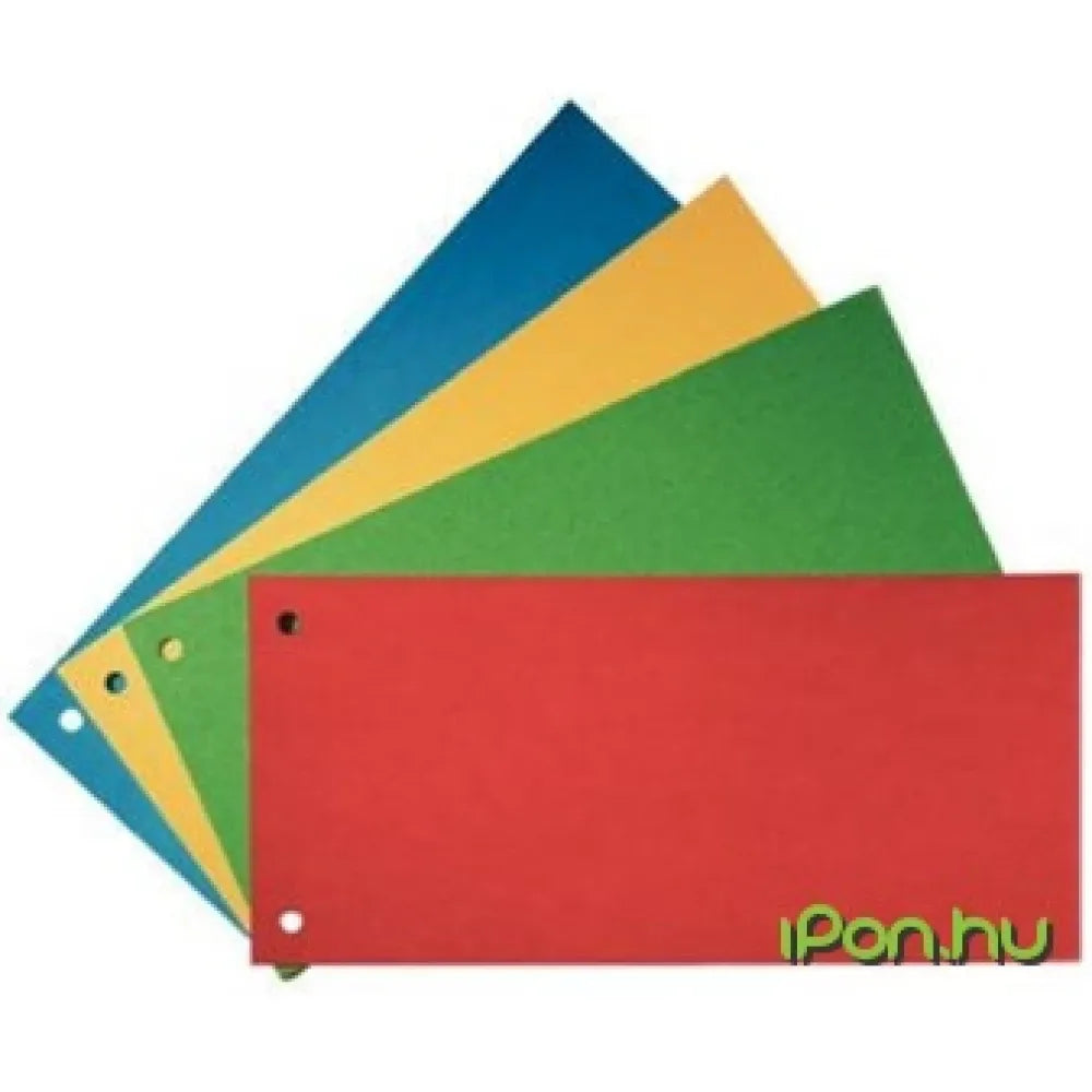 Pack Of 50 Card Divider Half Cut 240x105mm Durable Filing Cards