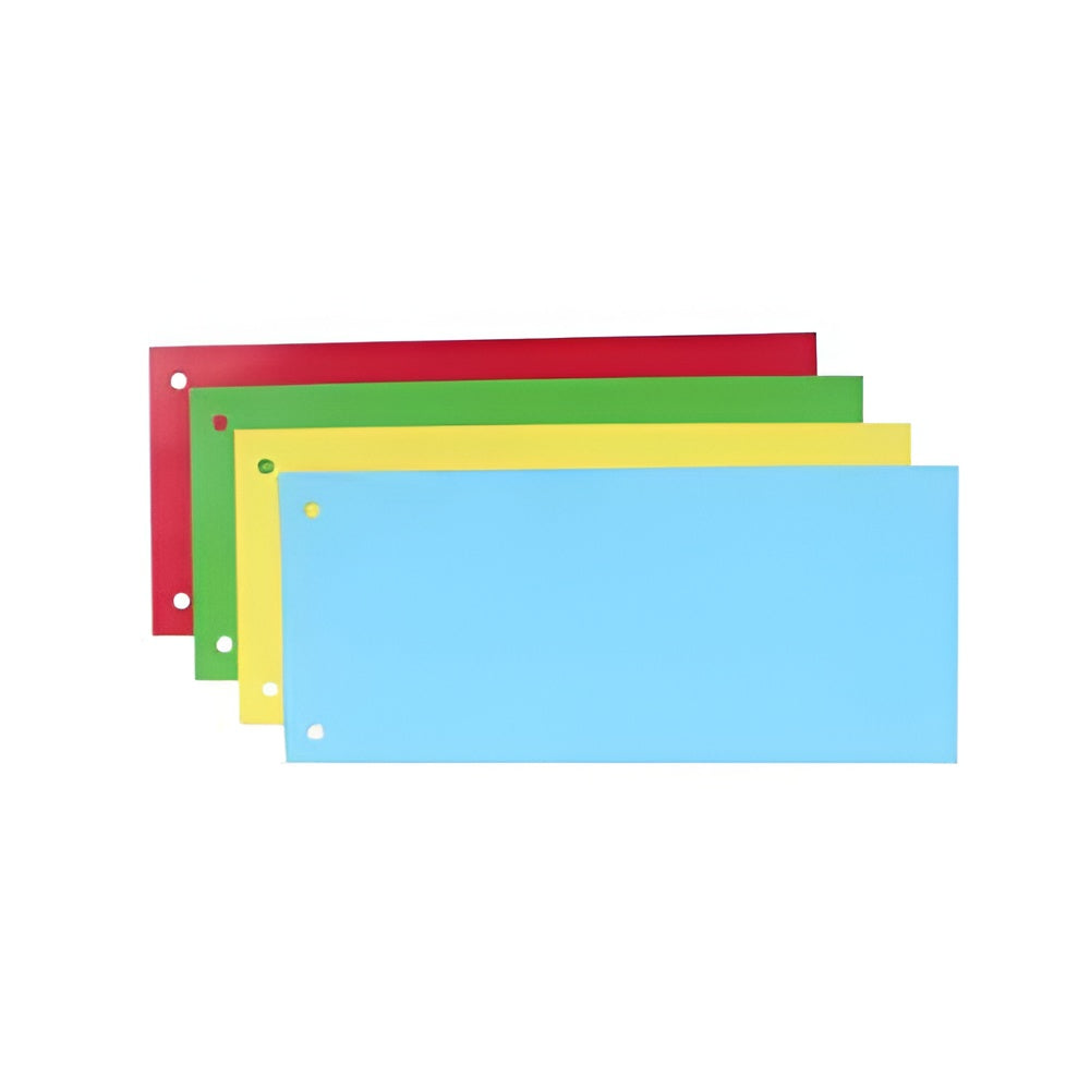 Pack Of 50 Card Divider Half Cut 240x105mm Durable Filing Cards