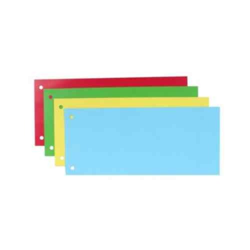 Pack Of 50 Card Divider Half Cut 240x105mm Durable Filing Cards