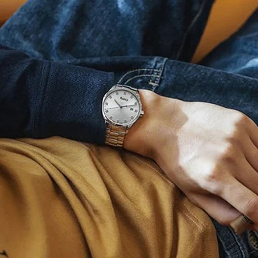 RADO Men’s Formal Wrist Watch With Stainless Steel Chain | Best Quality