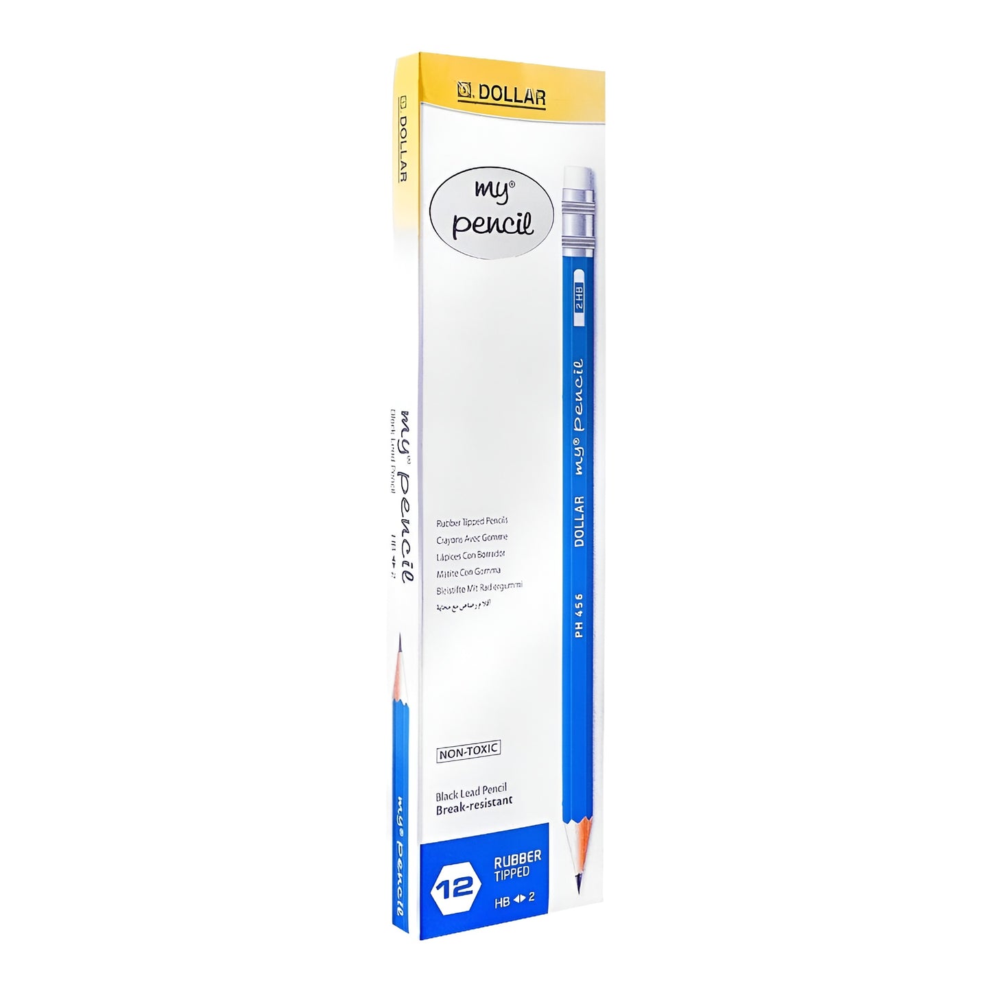My Pencil with Eraser Pack of 12 | Smooth Writing, Durable,