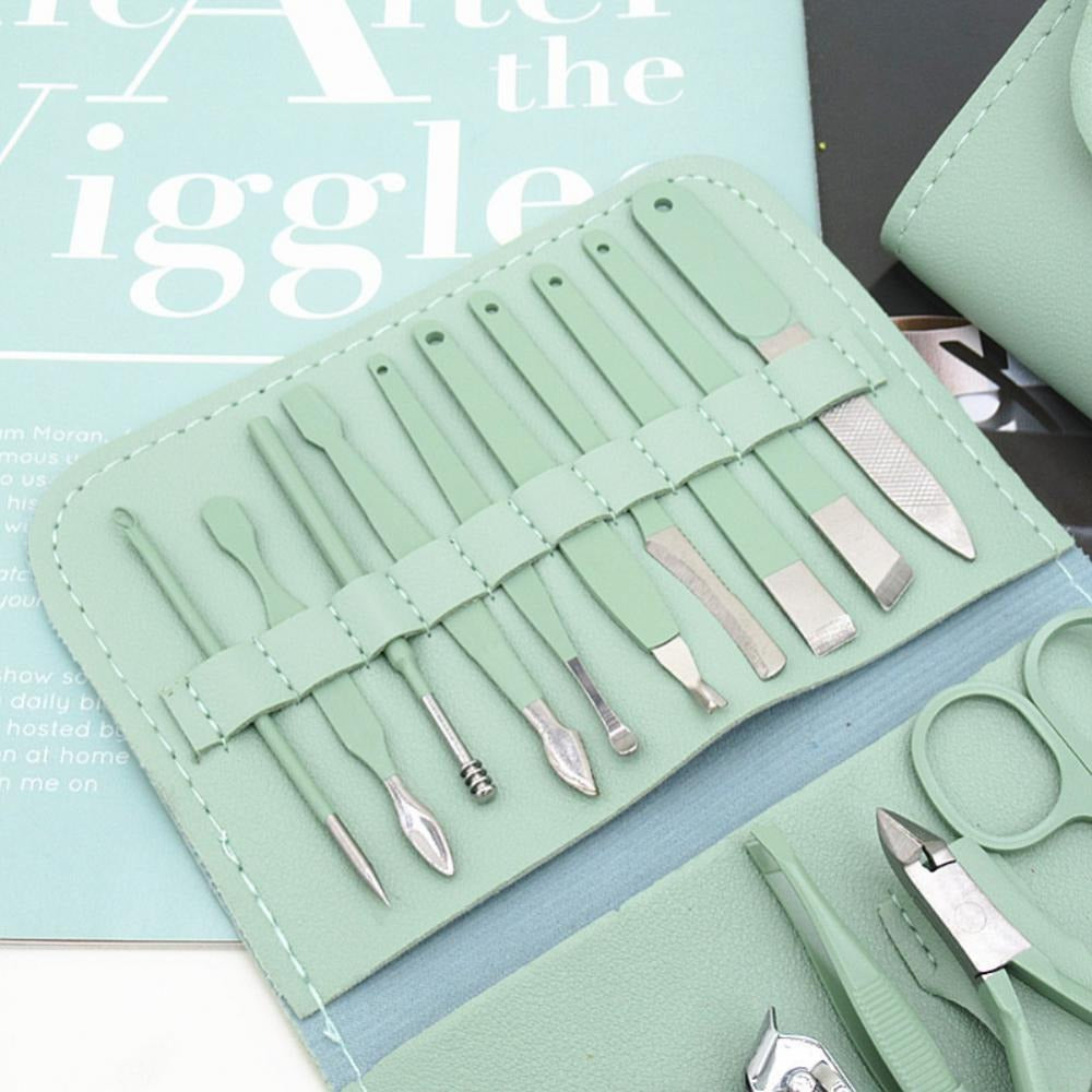 16-Piece Manicure & Pedicure Kit Premium Stainless Steel Nail Care Set