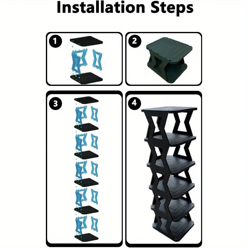 6 Floor Shoe Rack - 6 Tier Shoe Rack - Shoe Rack-