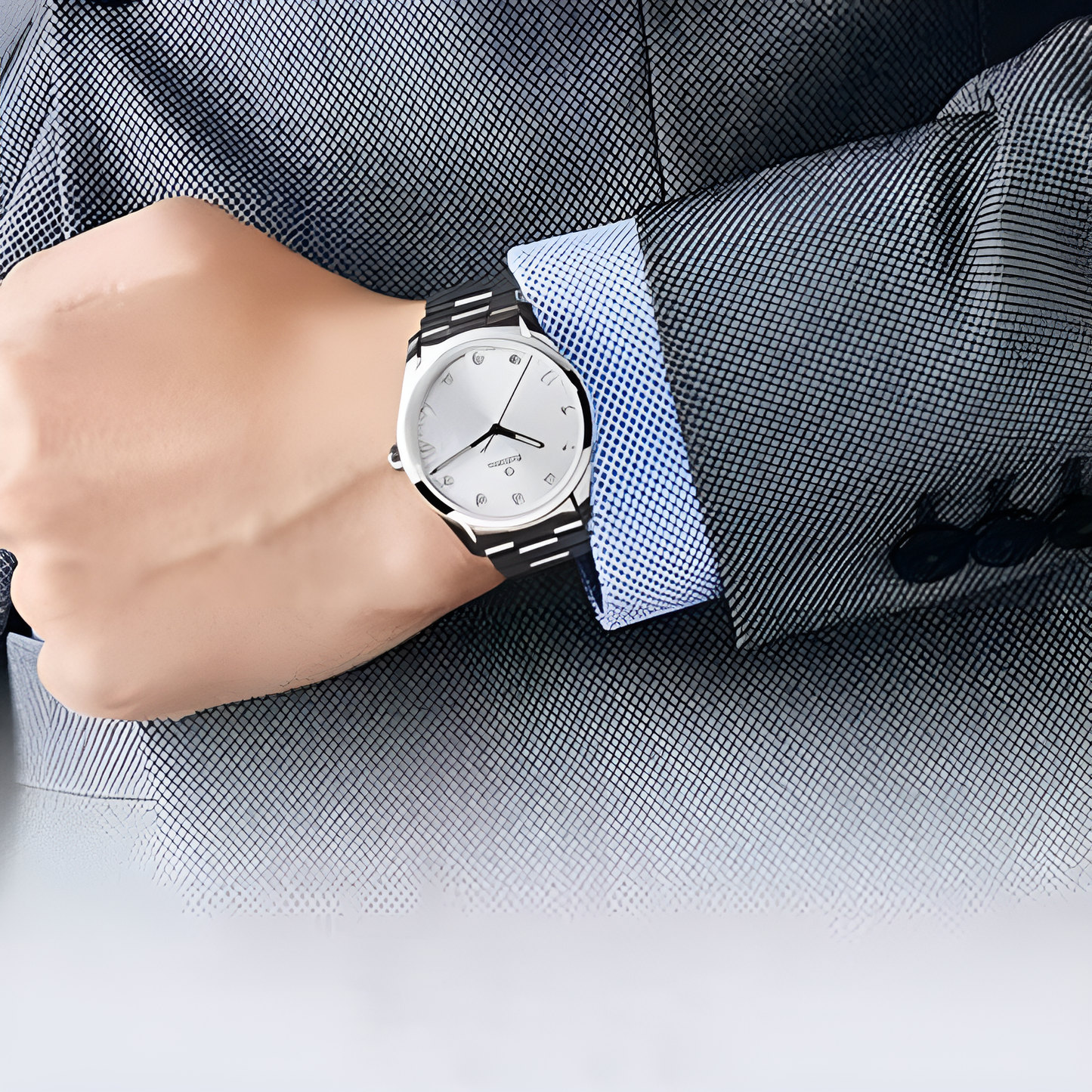 RADO Men’s Formal Wrist Watch With Stainless Steel Chain | Best Quality