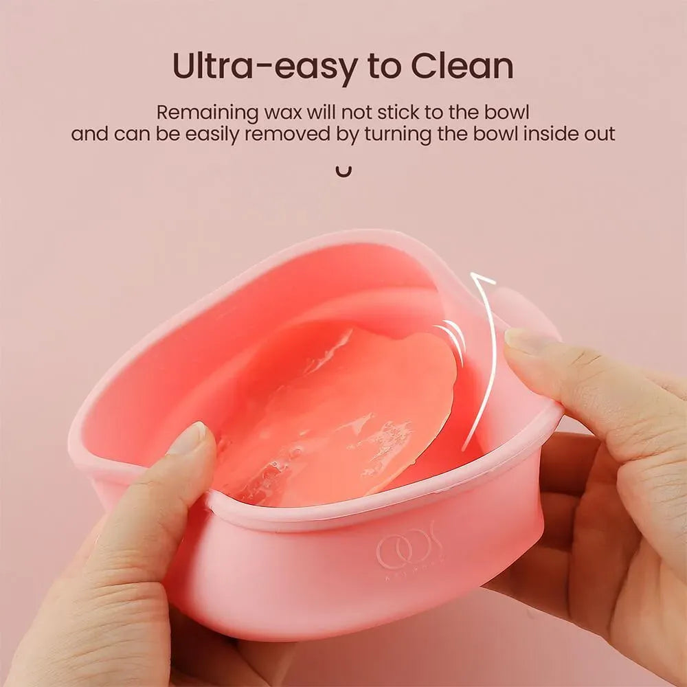 Portable Foldable 400ML Silicone Wax Warmer Travel-Friendly Hair Removal Heater for