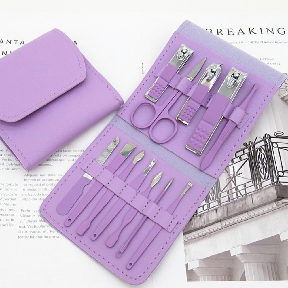16-Piece Manicure & Pedicure Kit Premium Stainless Steel Nail Care Set