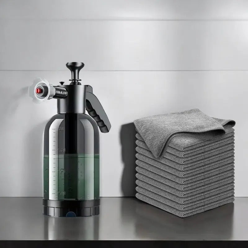 Hand Pump Foam Car Wash Sprayer Bottle Air Pressure Sprayer Car Cleaning
