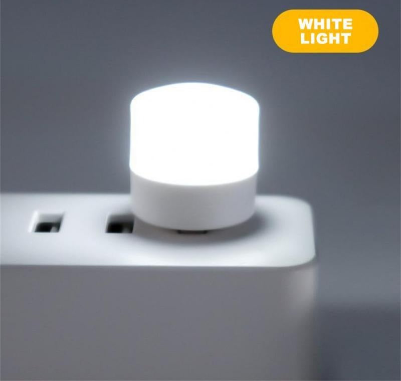 7 Pcs Mini USB LED Light Bulbs Portable Plug-in Night Lamps